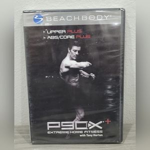 P90X Extreme Home Fitness Upper Plus/Abs Core Plus Workout DVD